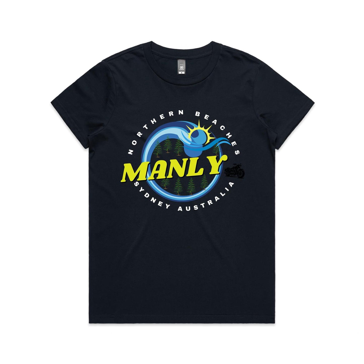 Lost Manly custom logo The Manly Barry AS Colour Women's Maple Tee - Lost Manly Shop