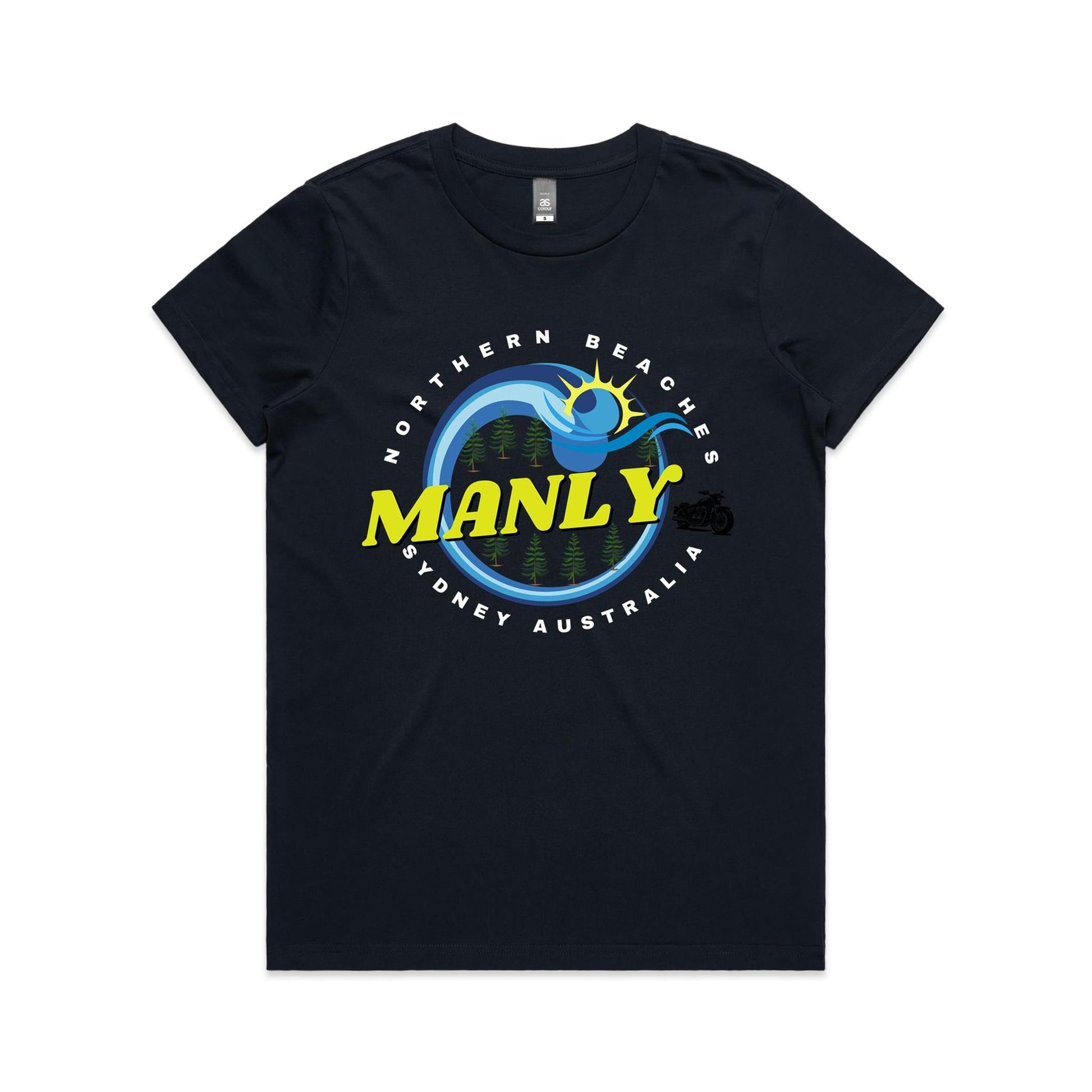 Lost Manly custom logo The Manly Barry AS Colour Women's Maple Tee - Lost Manly Shop
