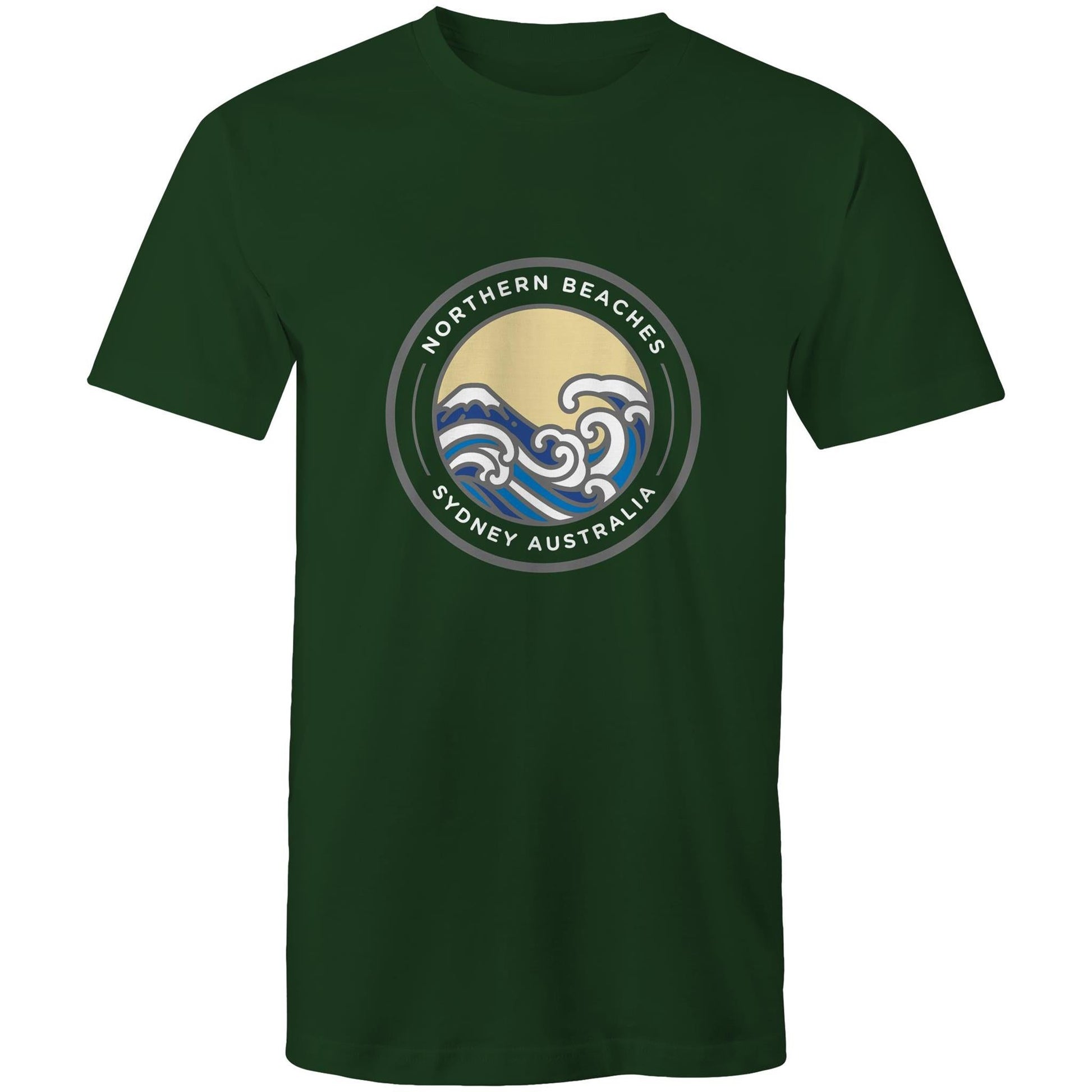 AS Colour Staple - Mens T-Shirt Northern Beaches Sydney Australia logo front - Lost Manly Shop