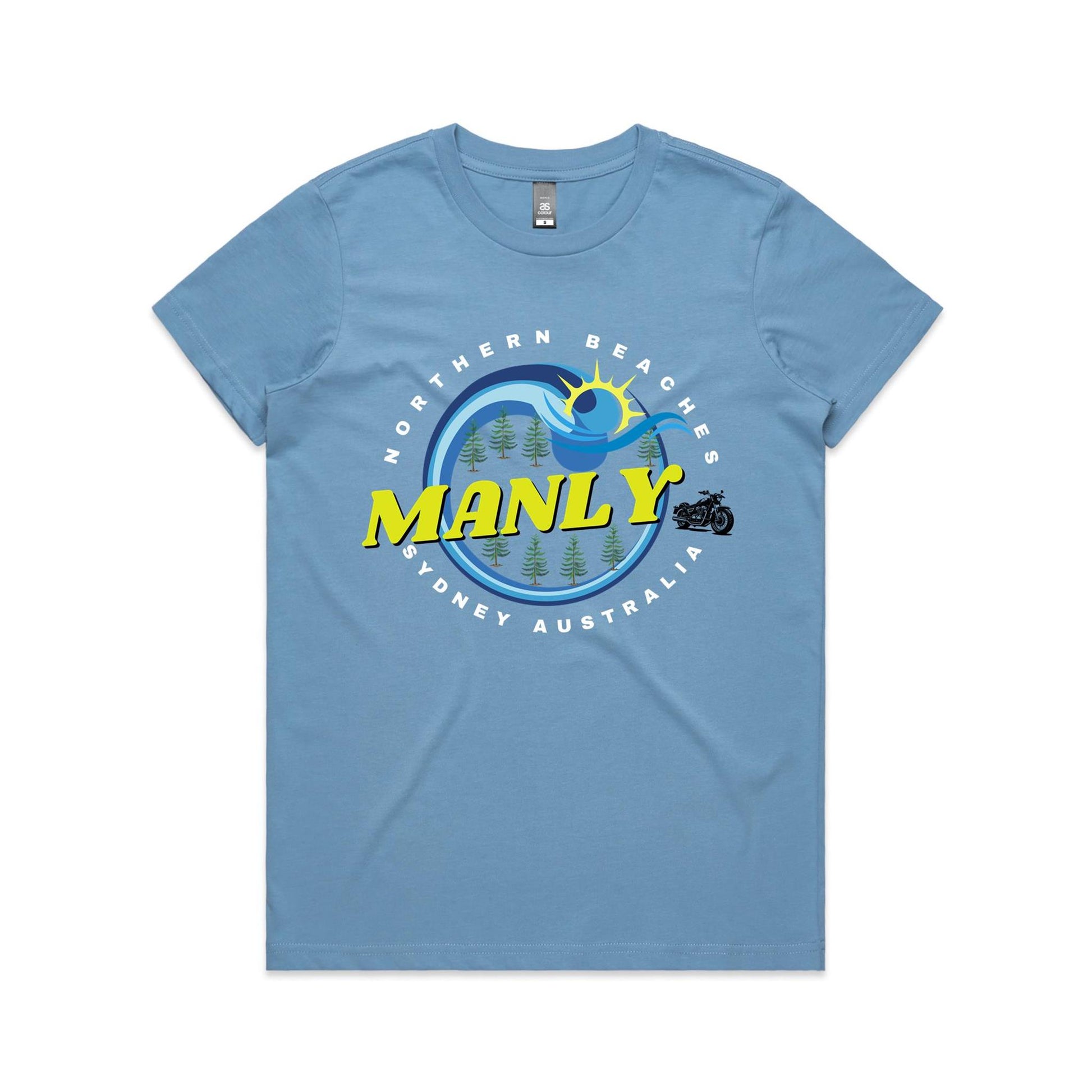 Lost Manly custom logo The Manly Barry AS Colour Women's Maple Tee - Lost Manly Shop