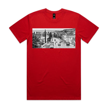 Vintage Manly Tyre Man Cotton T-Shirt | Northern Beaches