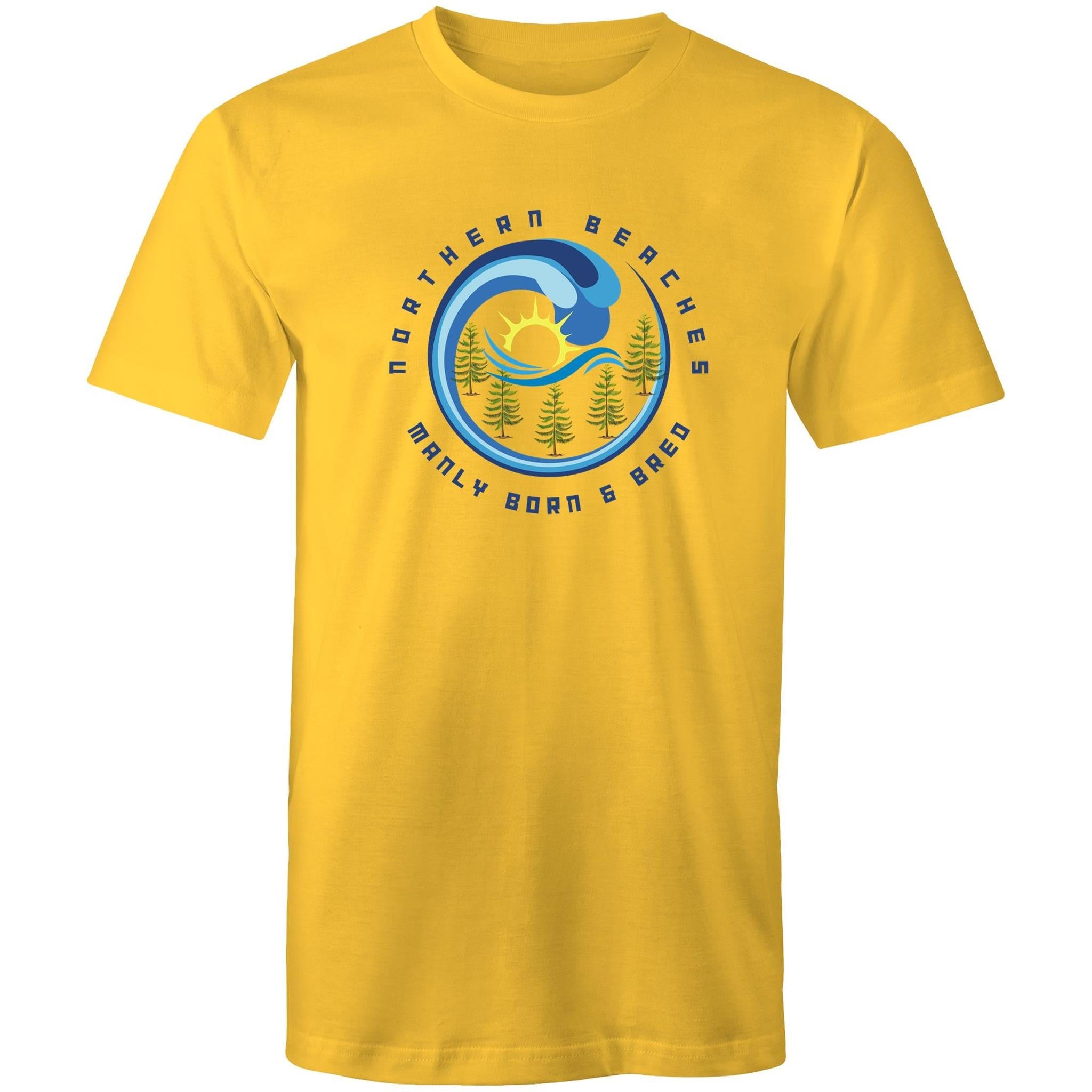 Manly Born n Bred Northern Beaches Sydney Australia Printed Logo T-Shirt Ogo Merch