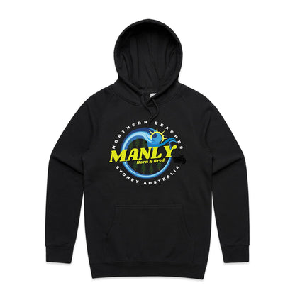 Lost Manly custom logo The Manly Barry born & Bred edition AS Colour - Supply Hood - Lost Manly Shop