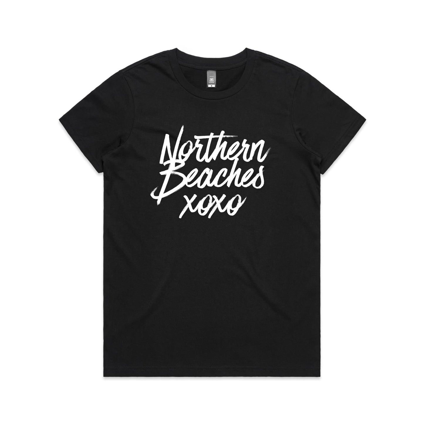 Lost Manly custom logo Northern Beaches xoxo edition AS Colour Women's Maple Tee - Lost Manly Shop