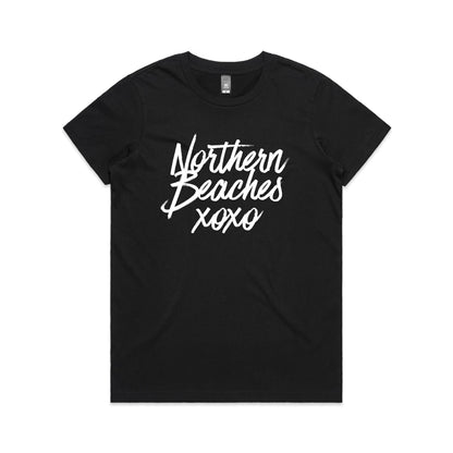 Lost Manly custom logo Northern Beaches xoxo edition AS Colour Women's Maple Tee - Lost Manly Shop