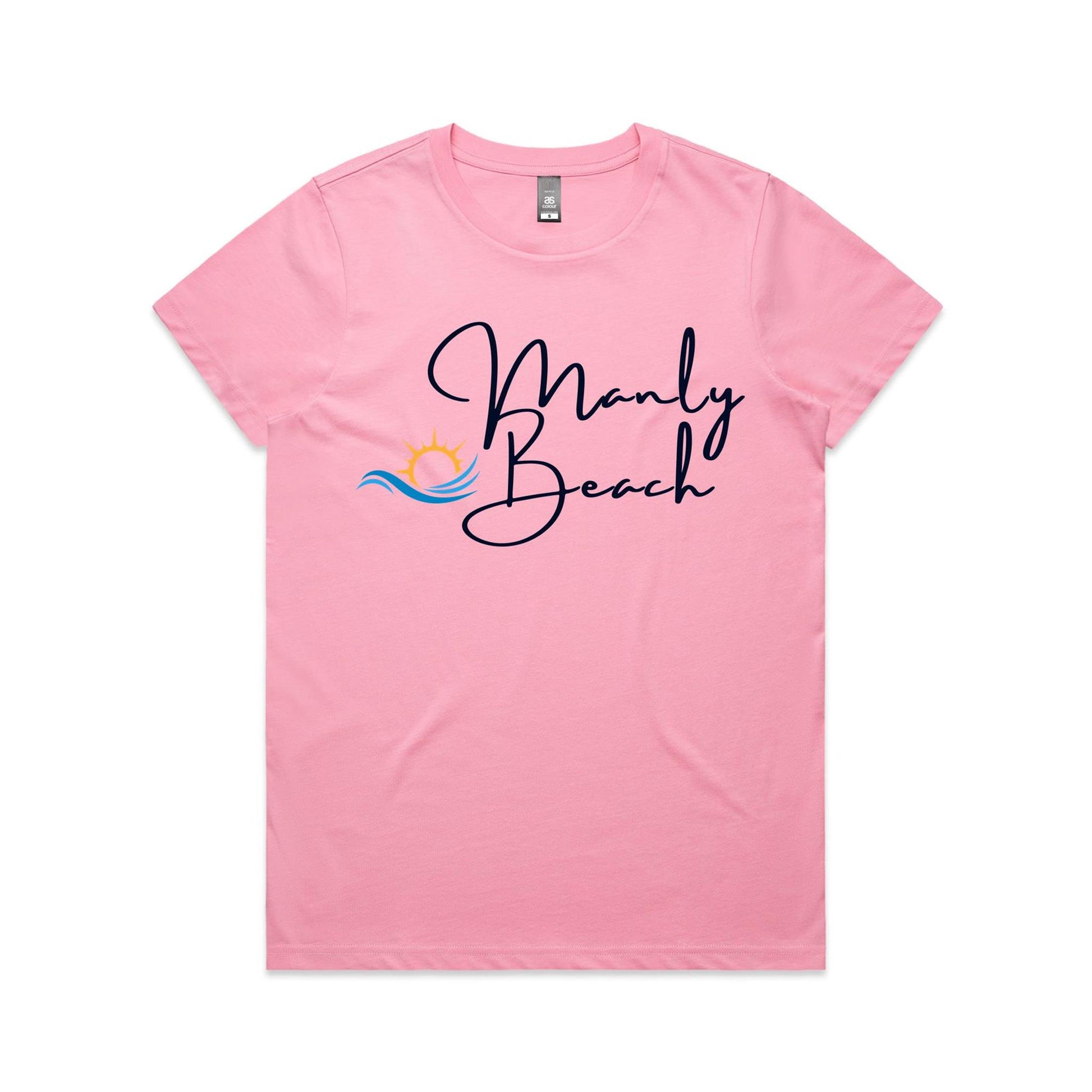 Lost Manly Custom Manly Beach Logo Limited Edition AS Colour Women's Maple Tee - Lost Manly Shop
