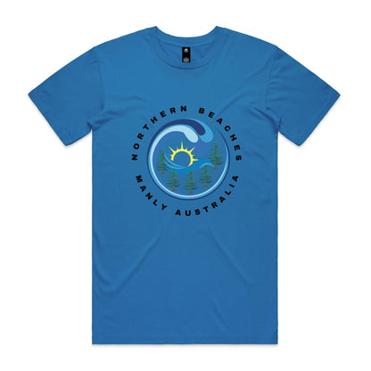 Lost Manly custom logo edition Manly AS Colour Staple Tee - Lost Manly Shop