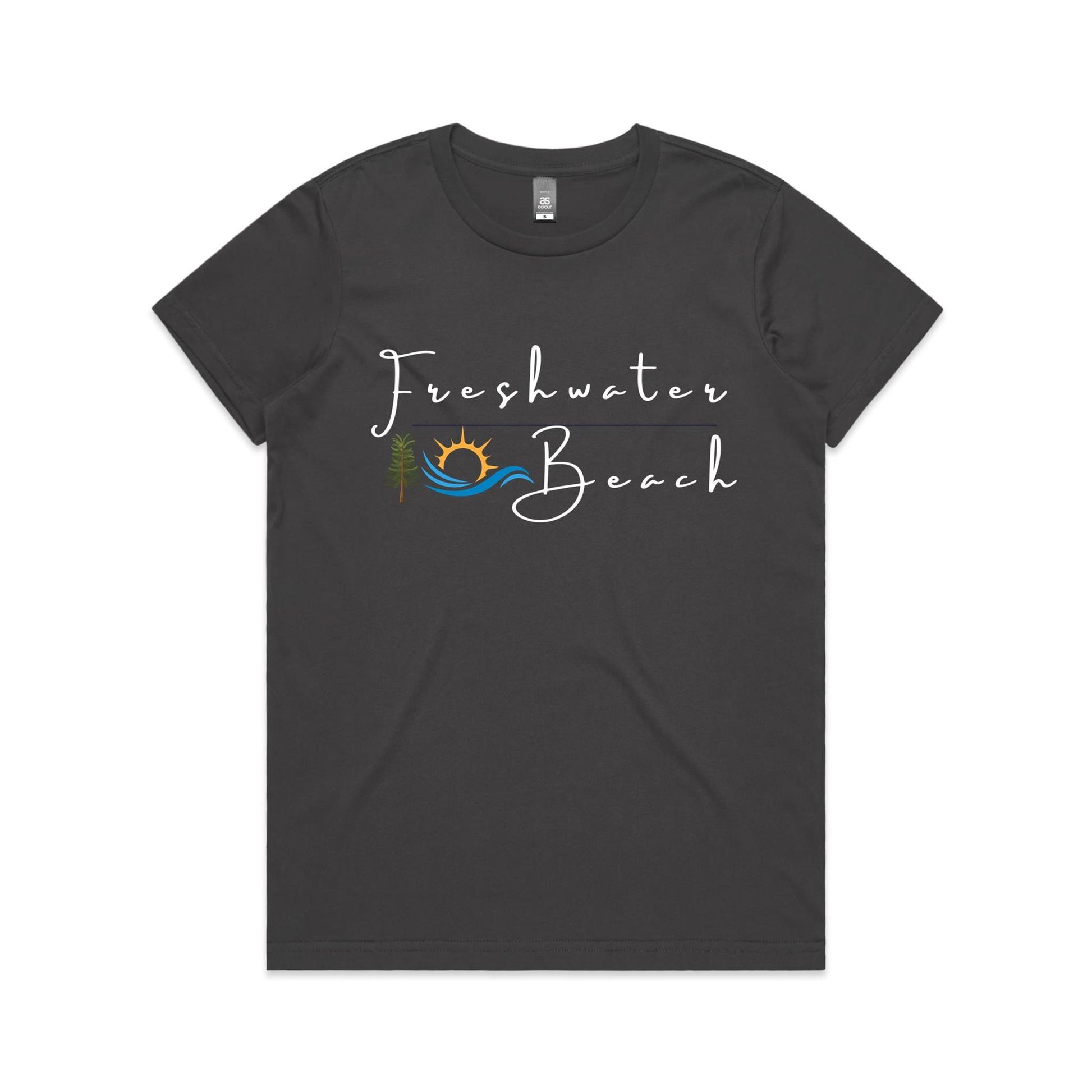 Lost Manly custom logo Freshwater Beach edition AS Colour Women's Maple Tee - Lost Manly Shop