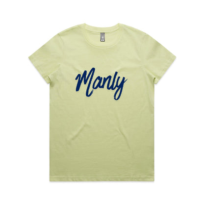 Lost Manly Custom Logo Manly Edition AS Colour Women's Maple Tee - Lost Manly Shop
