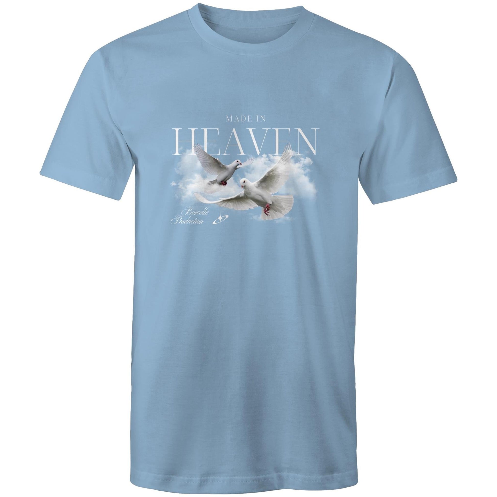 Mens T-Shirt Heaven custom logo 