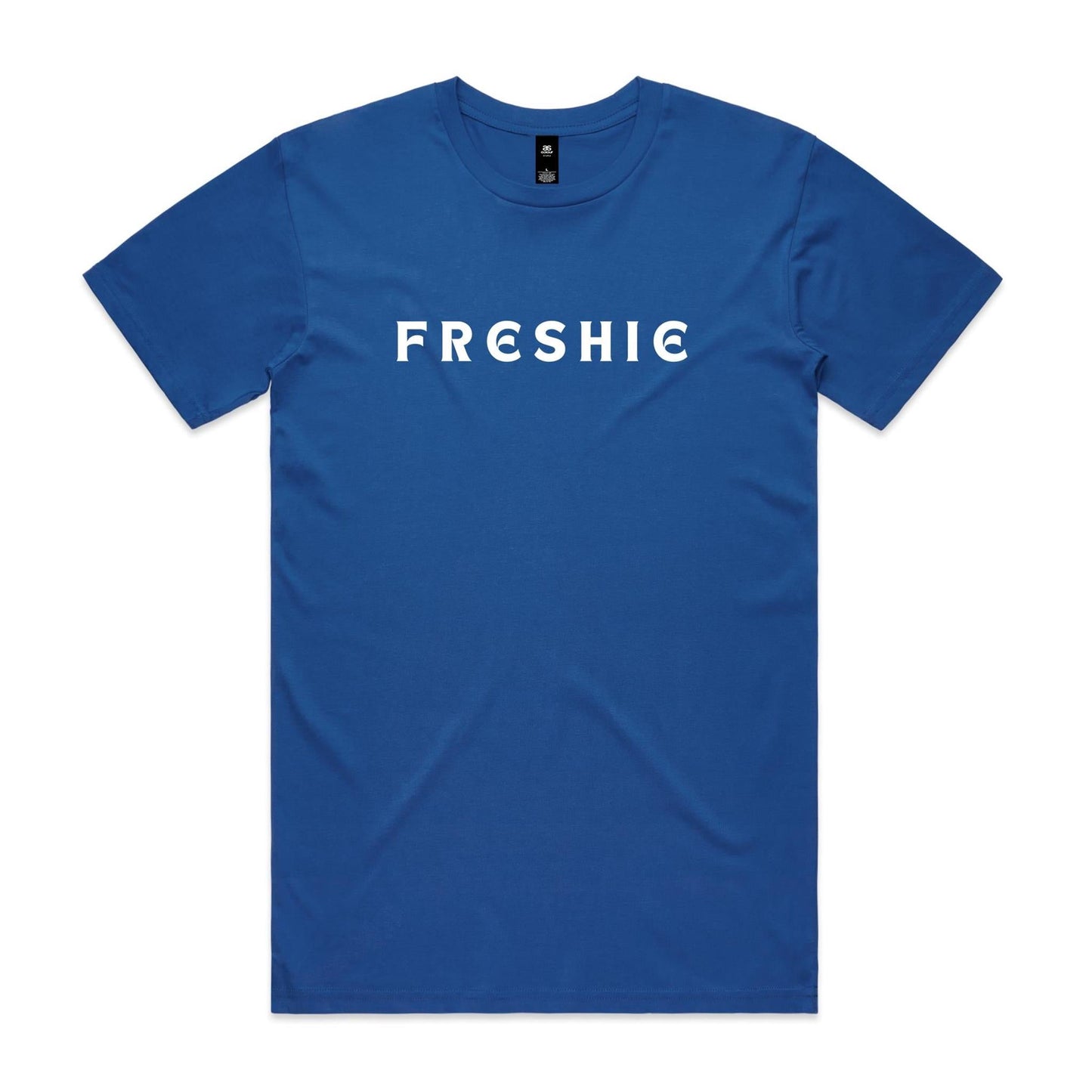 AS Colour Staple Tee Freshie custom logo white font 
