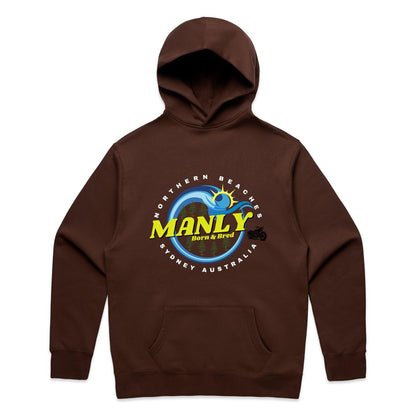 Lost Manly custom logo The Manly Barry Born & Bred edition AS Colour Relax Hood - Lost Manly Shop
