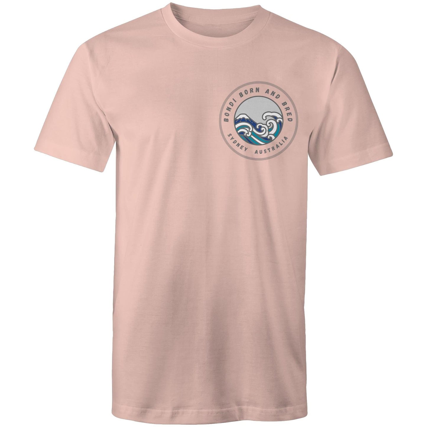 AS Colour Staple - Mens T-Shirt Bondi Born and Bred custom logo front Ogo Merch