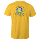 Northern Beaches Manly Australia front and back logo on AS Colour Staple Cotton Adult T-Shirt Ogo Merch