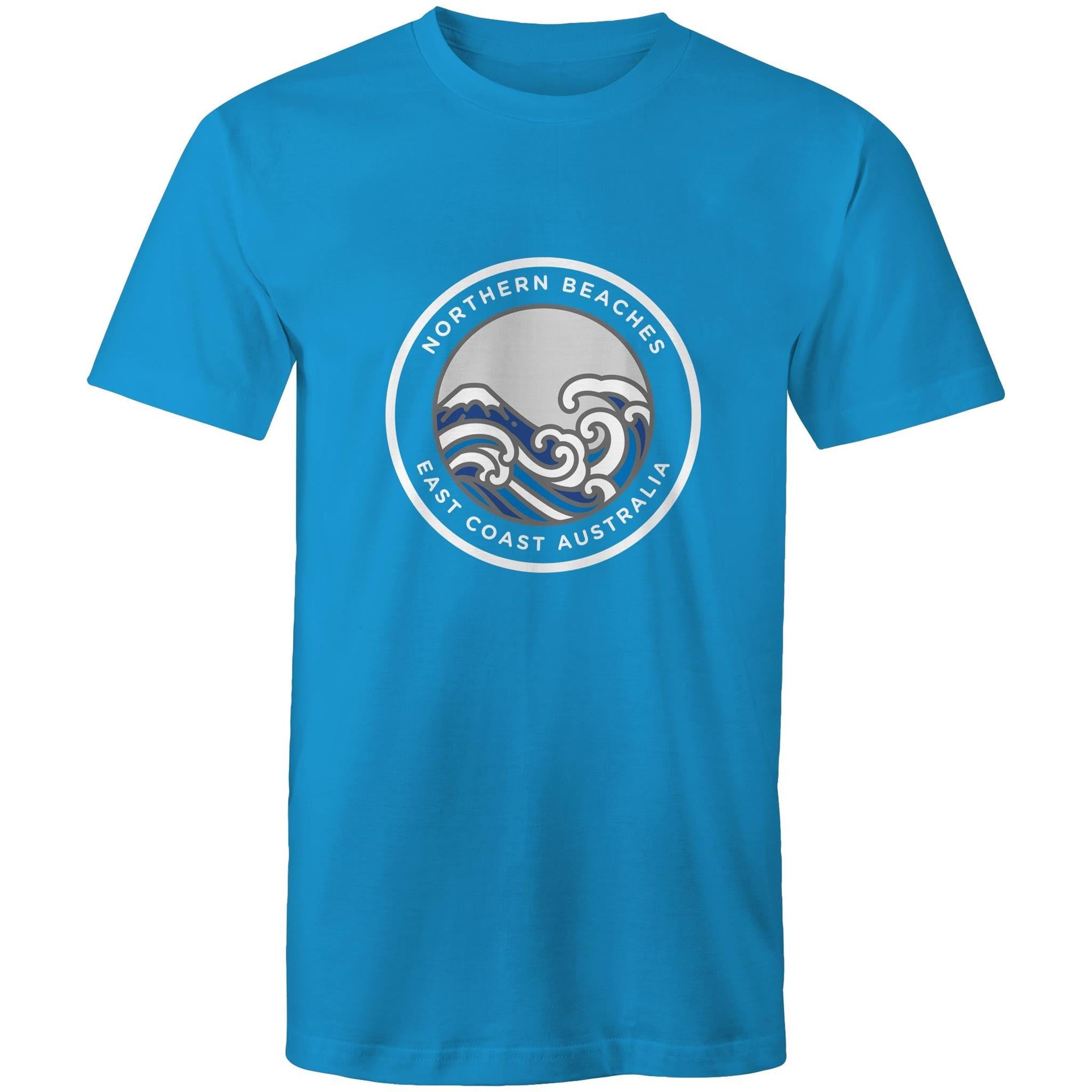 Northern Beaches East Coast Australia logo on Quality Cotton Adult T-Shirt Ogo Merch