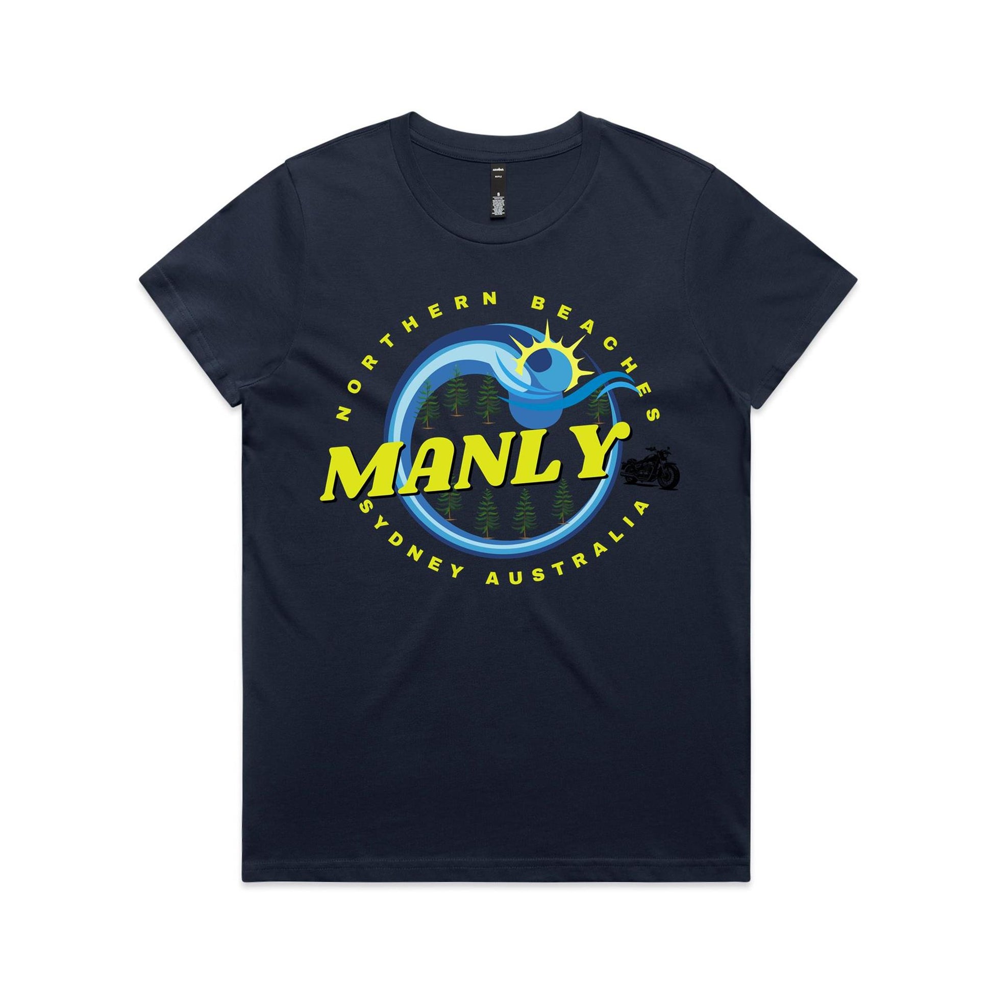 Lost Manly custom logo The Manly Barry AS Colour Women's Maple Tee - Lost Manly Shop
