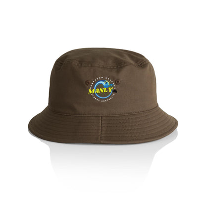 Lost Manly custom logo The Manly Barry AS Colour Bucket Hat - Lost Manly Shop