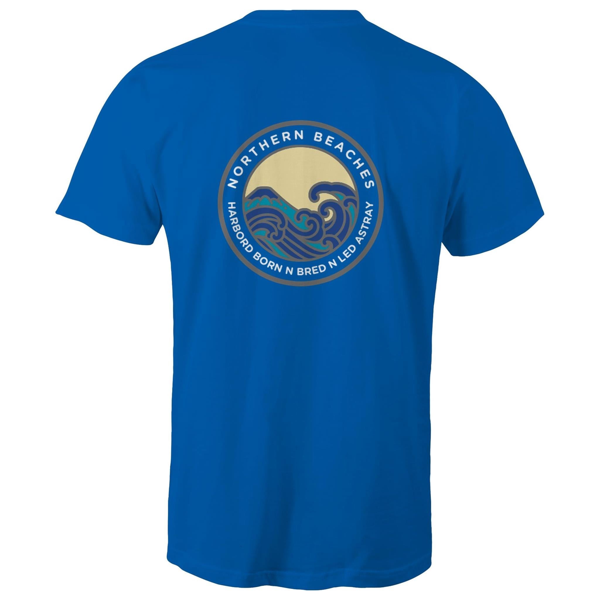 Harbord Born and Bred Northern Beaches Sydney Australia Printed Logo T-Shirt Ogo Merch