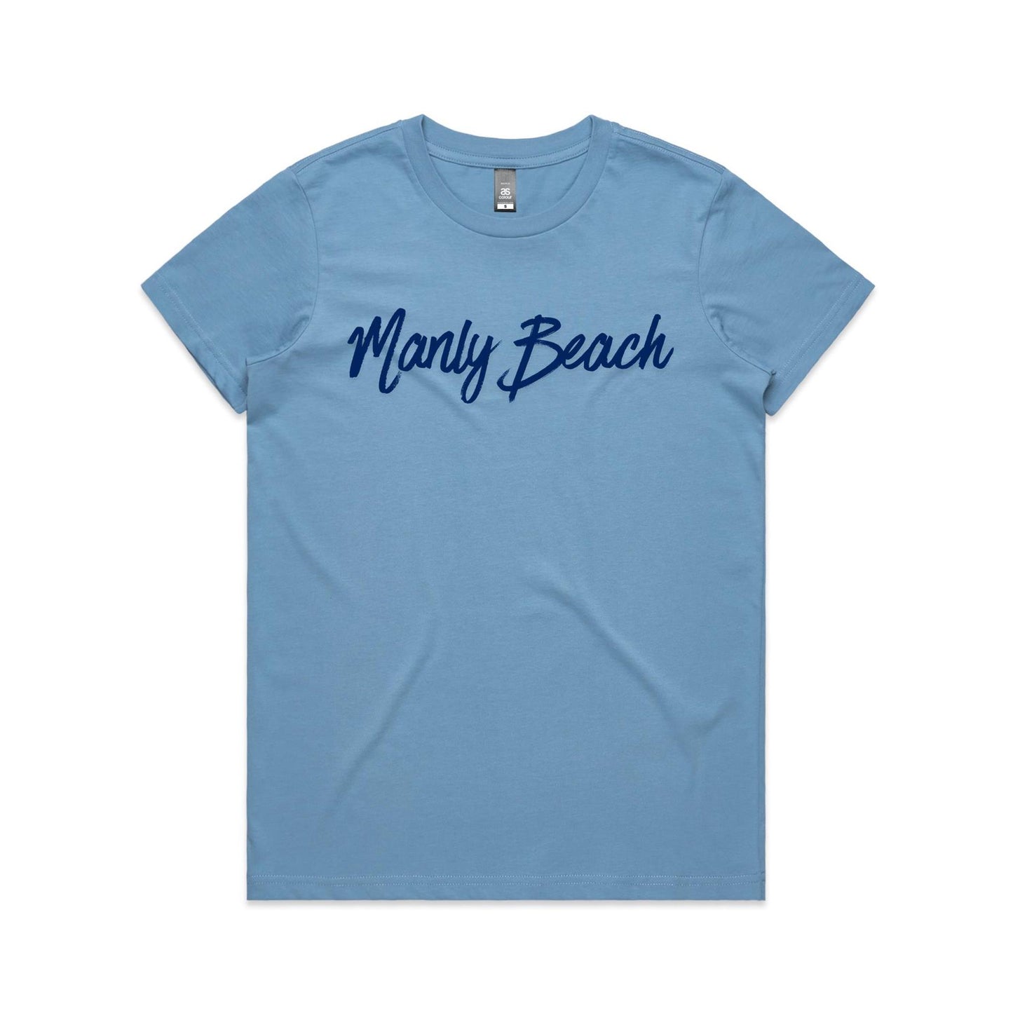 Lost Manly Custom Manly Beach Logo Edition AS Colour Women's Maple Tee - Lost Manly Shop