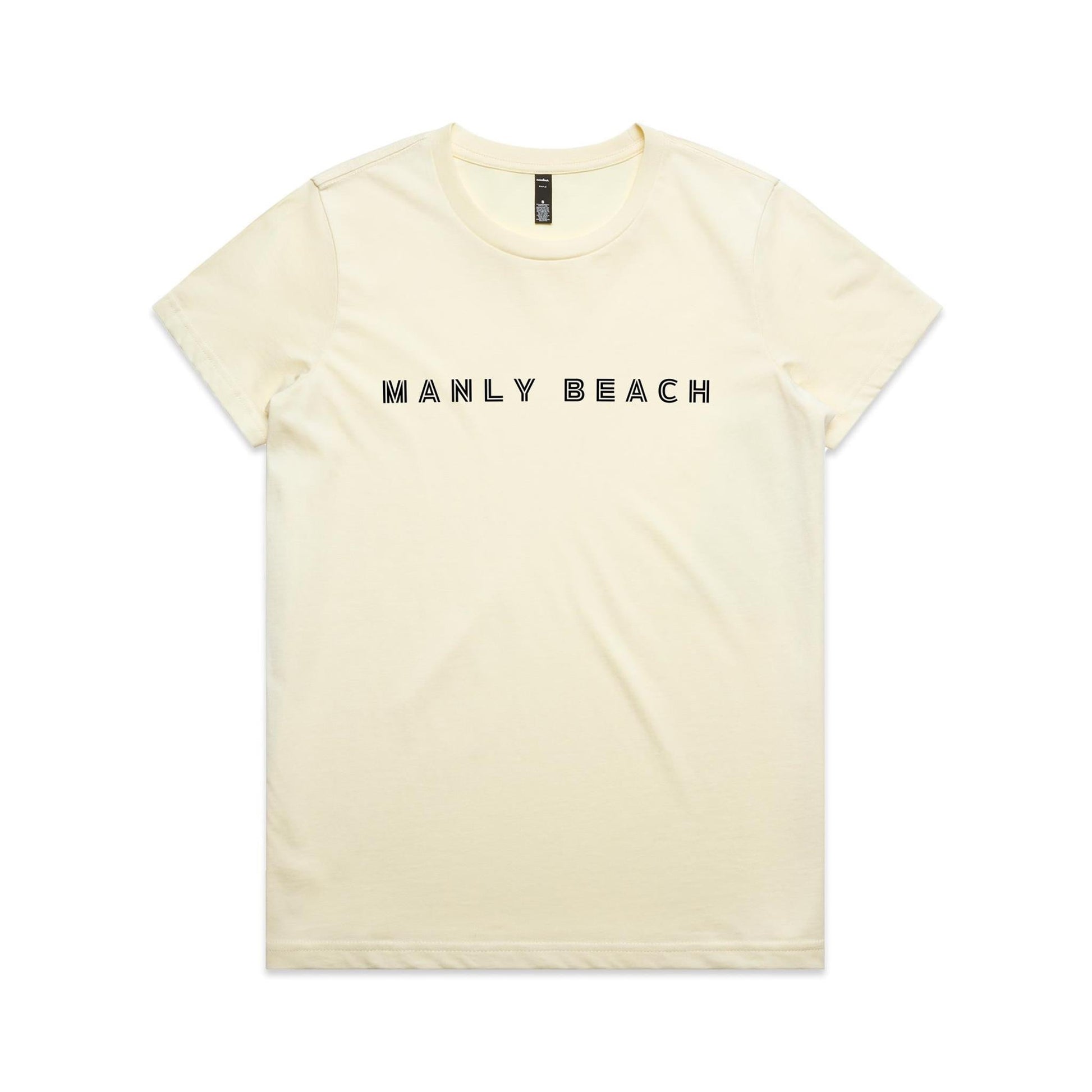 Manly Beach custom logo AS Colour Women's Maple Tee 