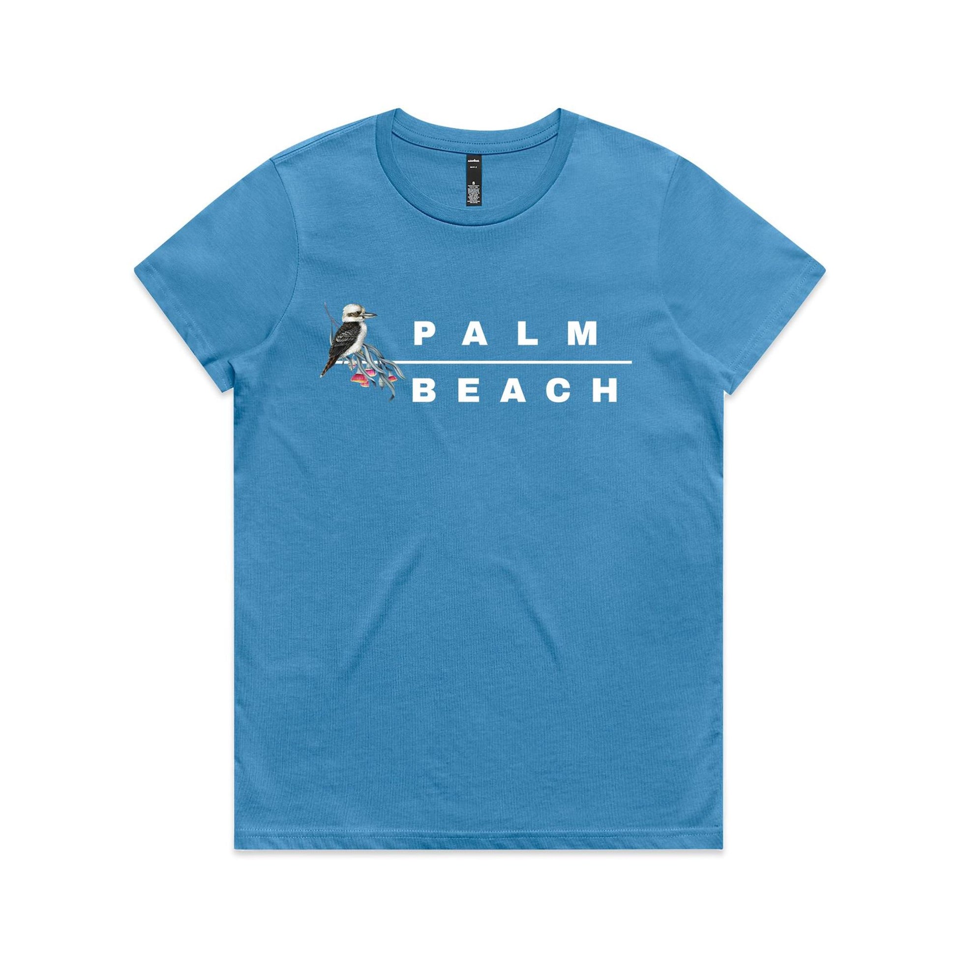 Lost Manly custom logo Palm Beach edition AS Colour Women's Maple Tee - Lost Manly Shop