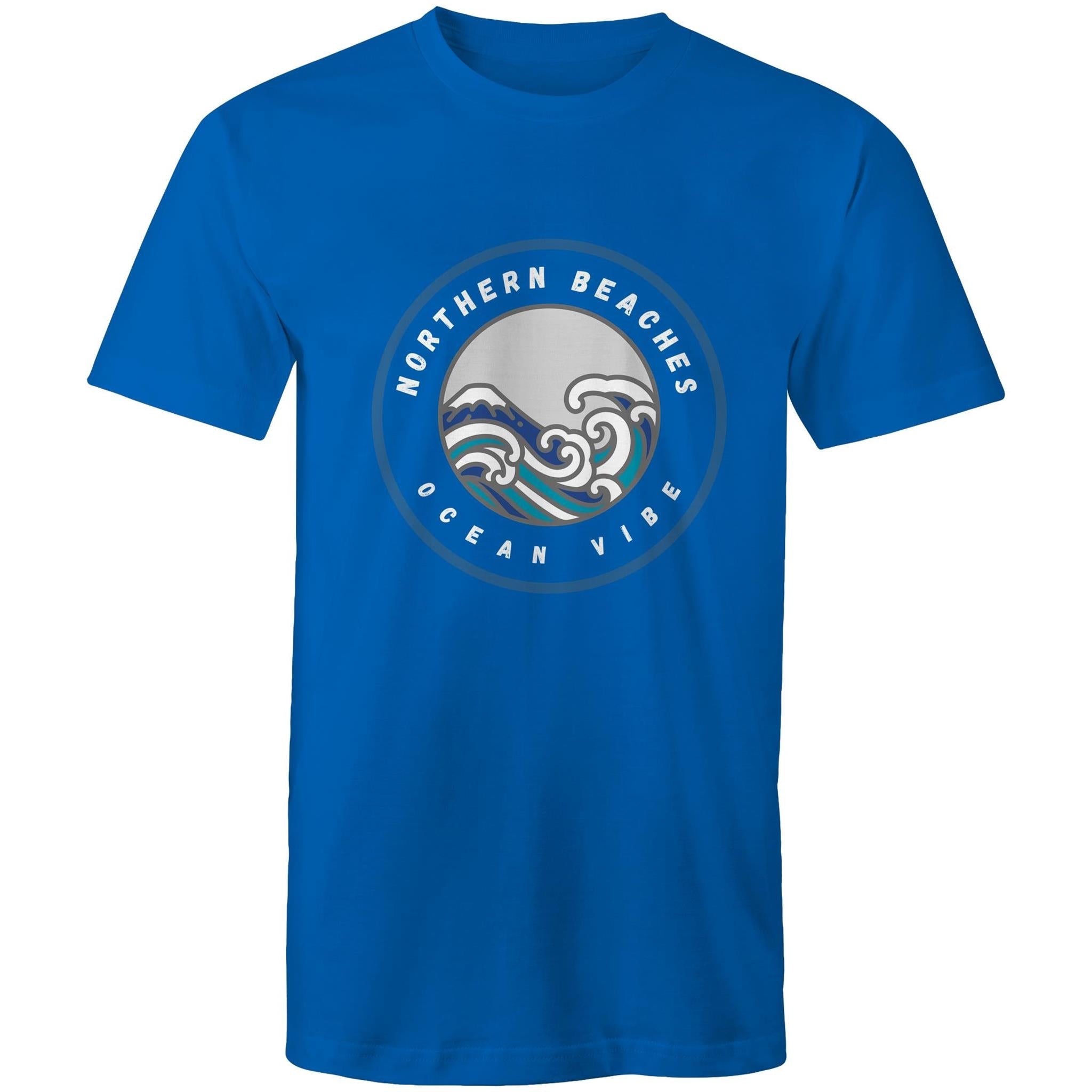 Northern Beaches Ocean Vibe custom logo printed on AS Colour Staple - Mens T-Shirt 