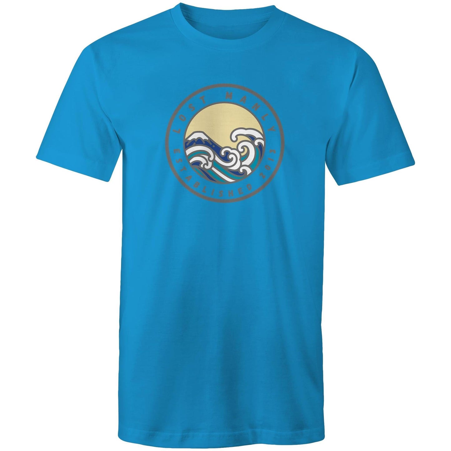 Lost Manly Northern Beaches Sydney Australia Printed Logo T-Shirt Ogo Merch
