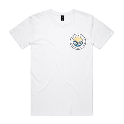 Freshwater Sydney Australia custom double logo collection Comfy Cotton Tee - Lost Manly Shop