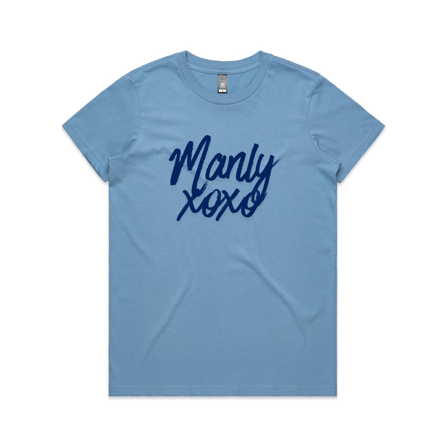Lost Manly Custom Logo Manly xoxo Edition AS Colour Women's Maple Tee - Lost Manly Shop