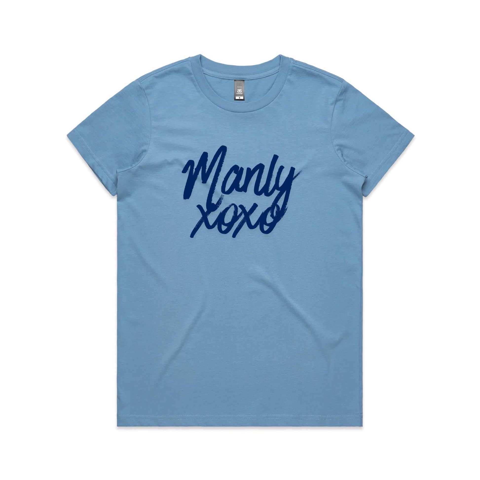 Lost Manly Custom Logo Manly xoxo Edition AS Colour Women's Maple Tee - Lost Manly Shop