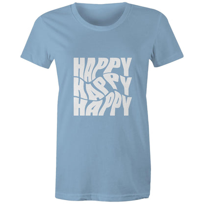 Women's Maple Tee Happy 