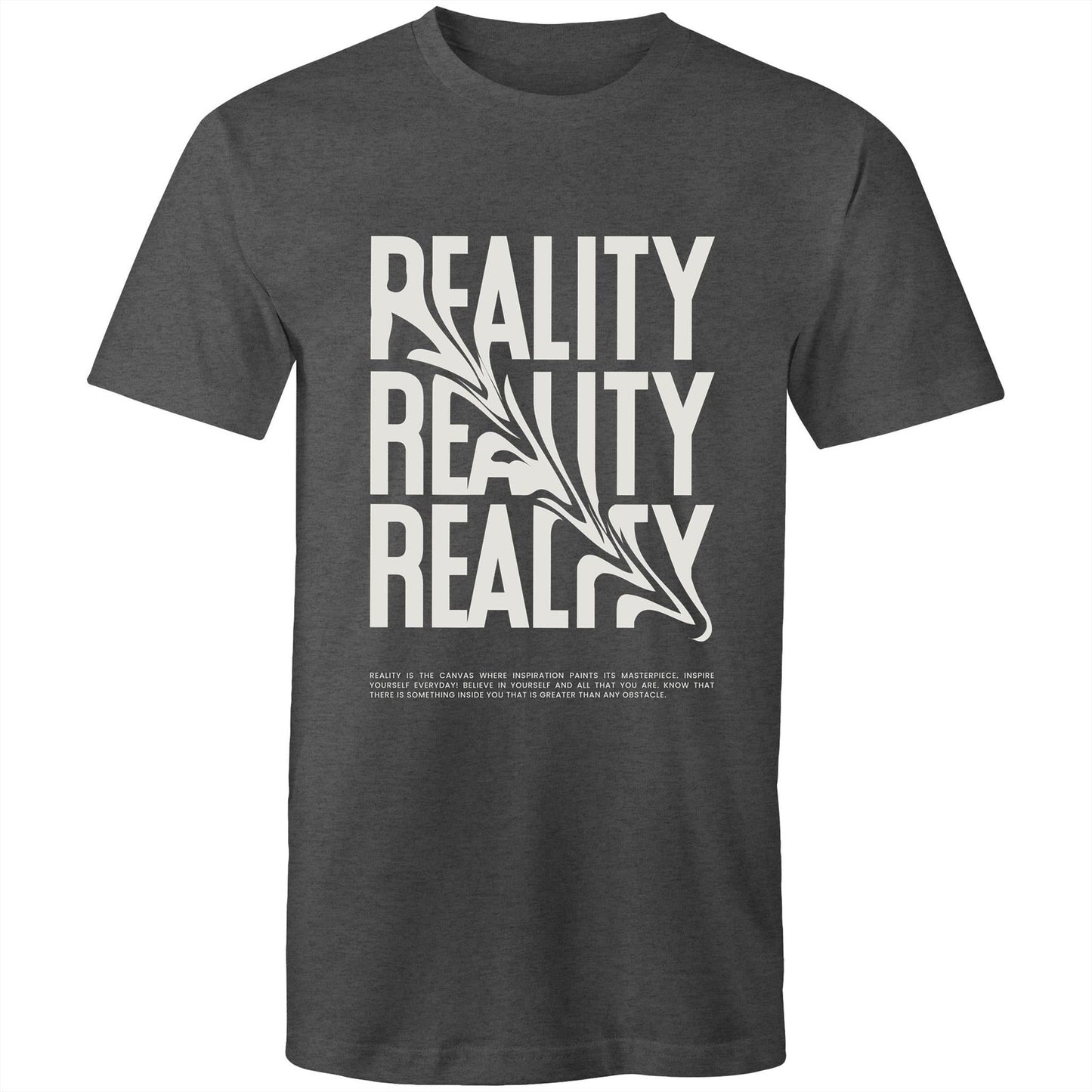 Mens T-Shirt Reality custom logo 
