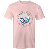 Northern Beaches Best Life custom logo printed on AS Colour Staple - Mens T-Shirt 