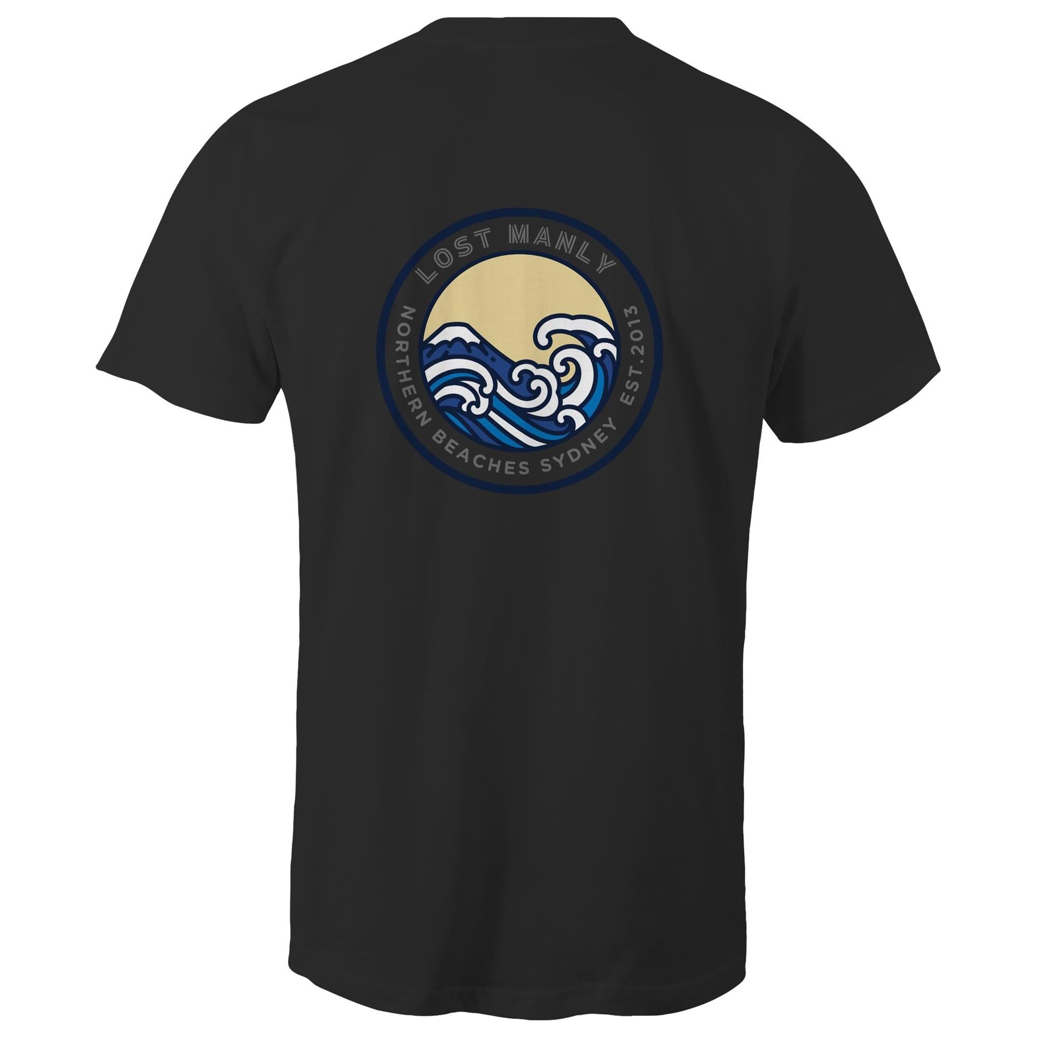 Lost Manly Northern Beaches Sydney Australia Printed Logo T-Shirt Ogo Merch