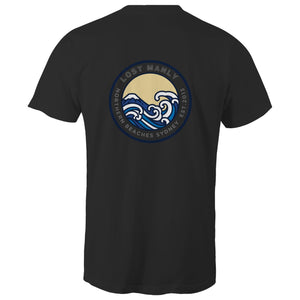 Lost Manly Northern Beaches Sydney Australia Printed Logo T-Shirt Ogo Merch