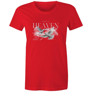 Women's Maple Tee Made in Heaven Print 