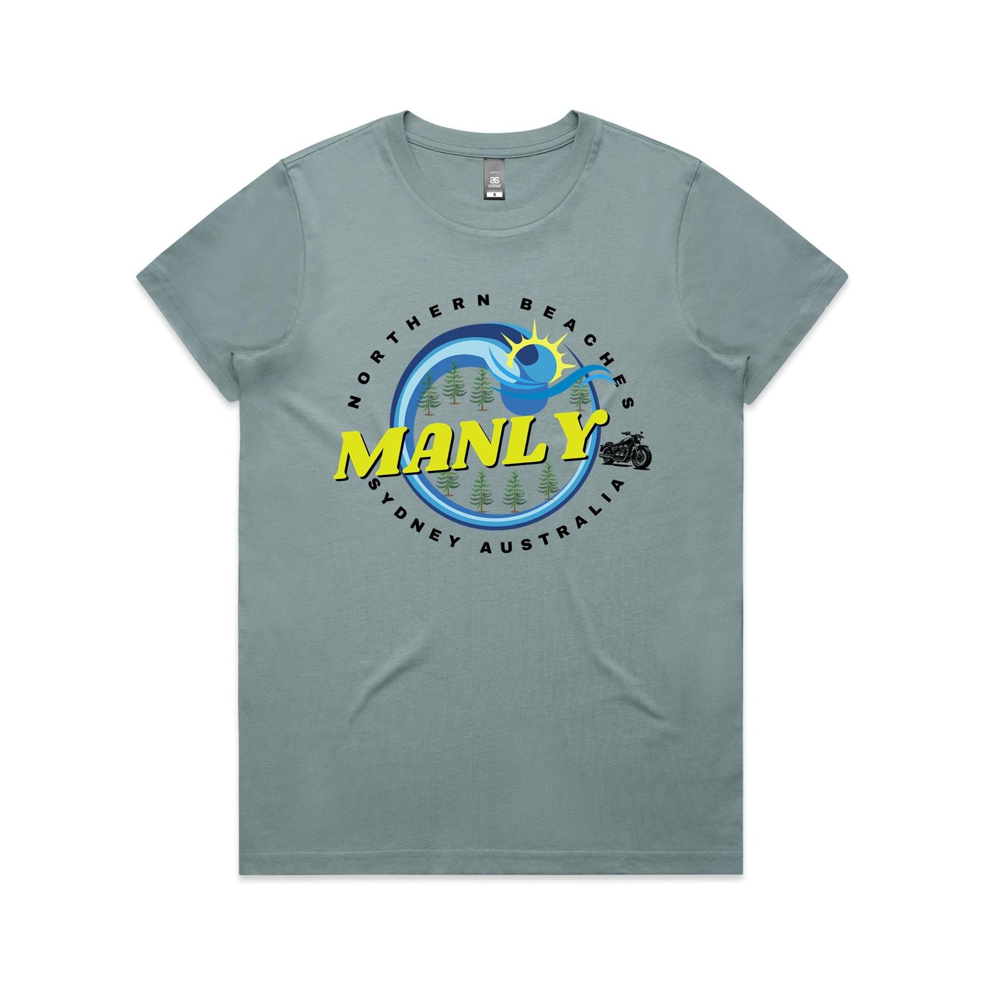 Lost Manly Custom Logo Manly Edition AS Colour Women's Maple Tee - Lost Manly Shop