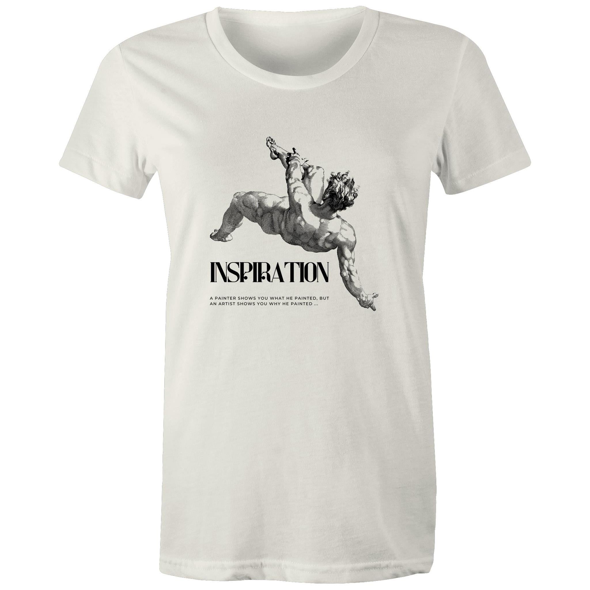 Women's Maple Tee Inspiration Print 