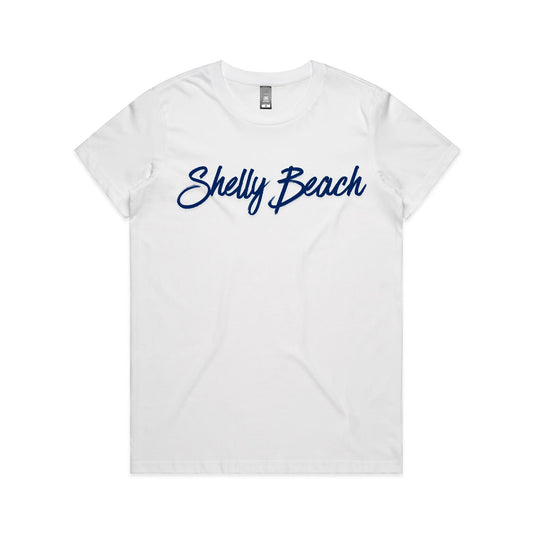 Lost Manly Custom Manly Beach Logo Edition AS Colour Women's Maple Tee
