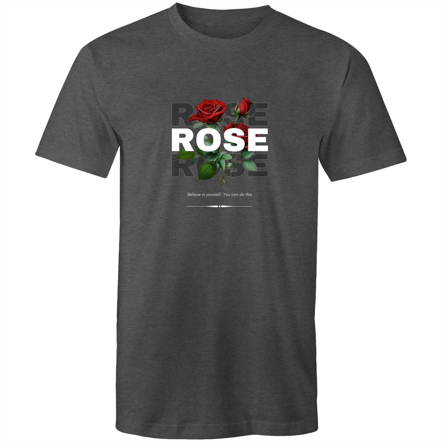 T-Shirt Rose Logo Print 