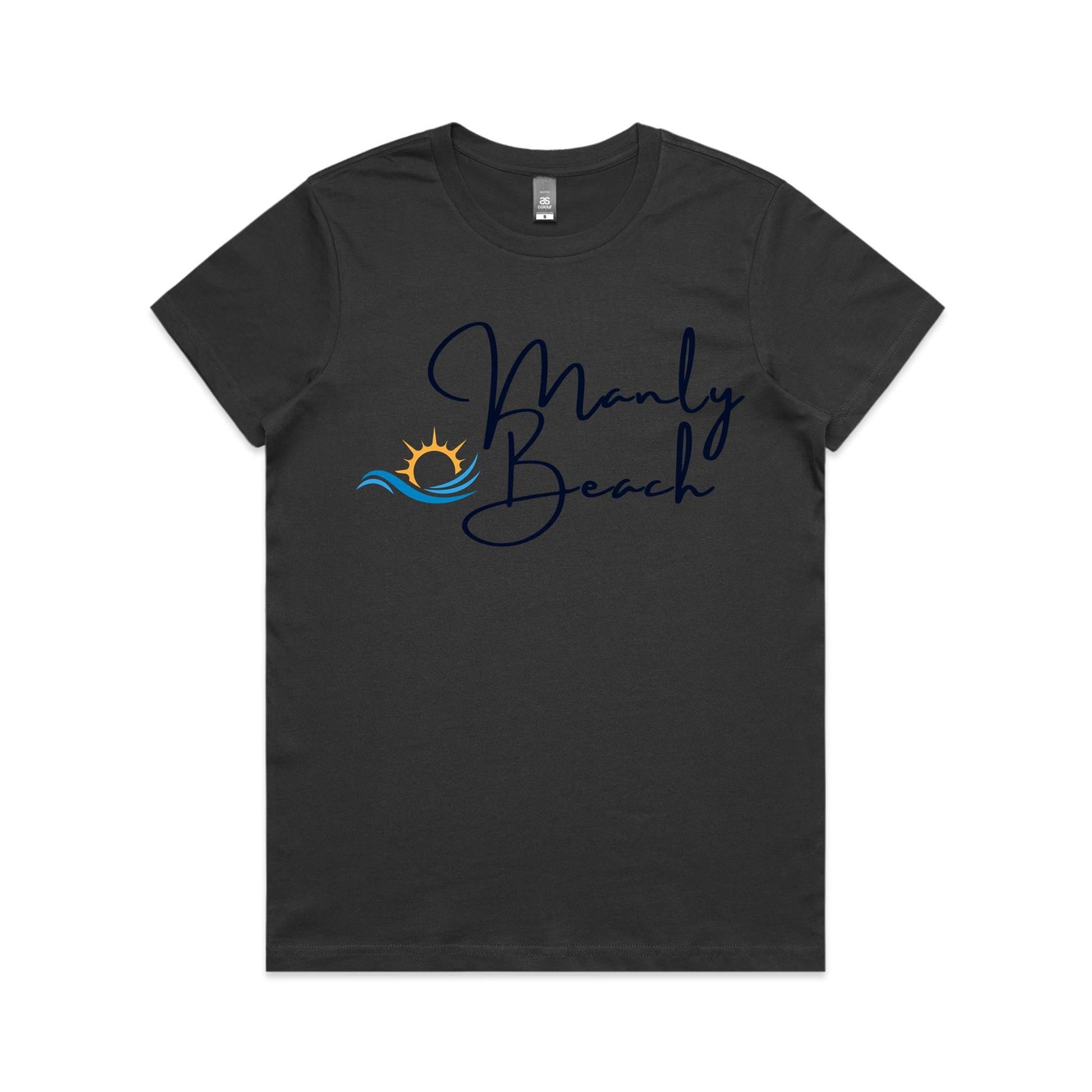 Lost Manly Custom Manly Beach Logo Limited Edition AS Colour Women's Maple Tee - Lost Manly Shop