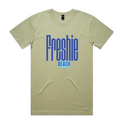 Lost Manly custom logo Freshie Beach AS Colour Staple Tee - Lost Manly Shop