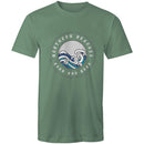 Northern Beaches Born n Bred custom logo printed on AS Colour Staple - Mens T-Shirt 