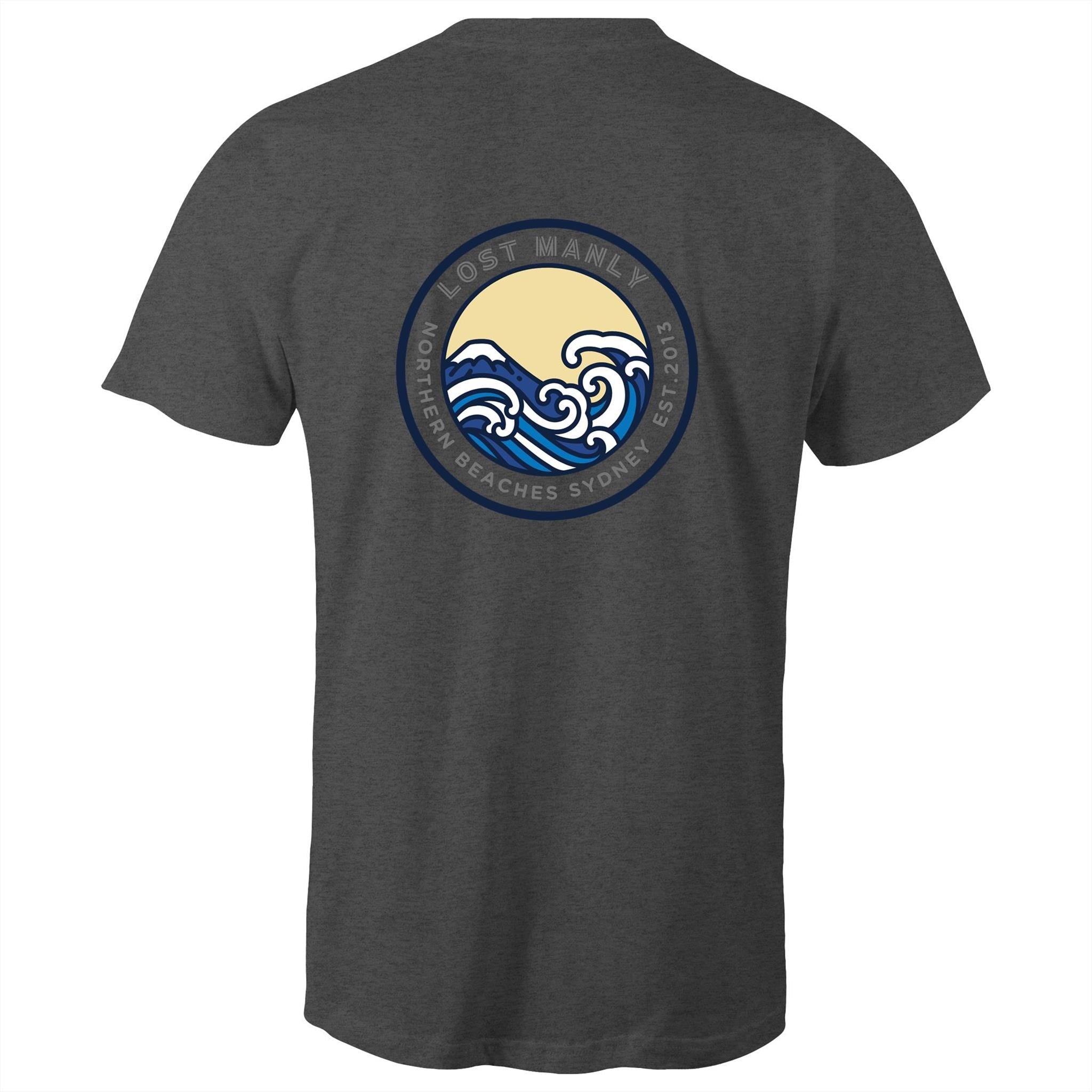 Lost Manly Northern Beaches Sydney Australia Printed Logo T-Shirt Ogo Merch