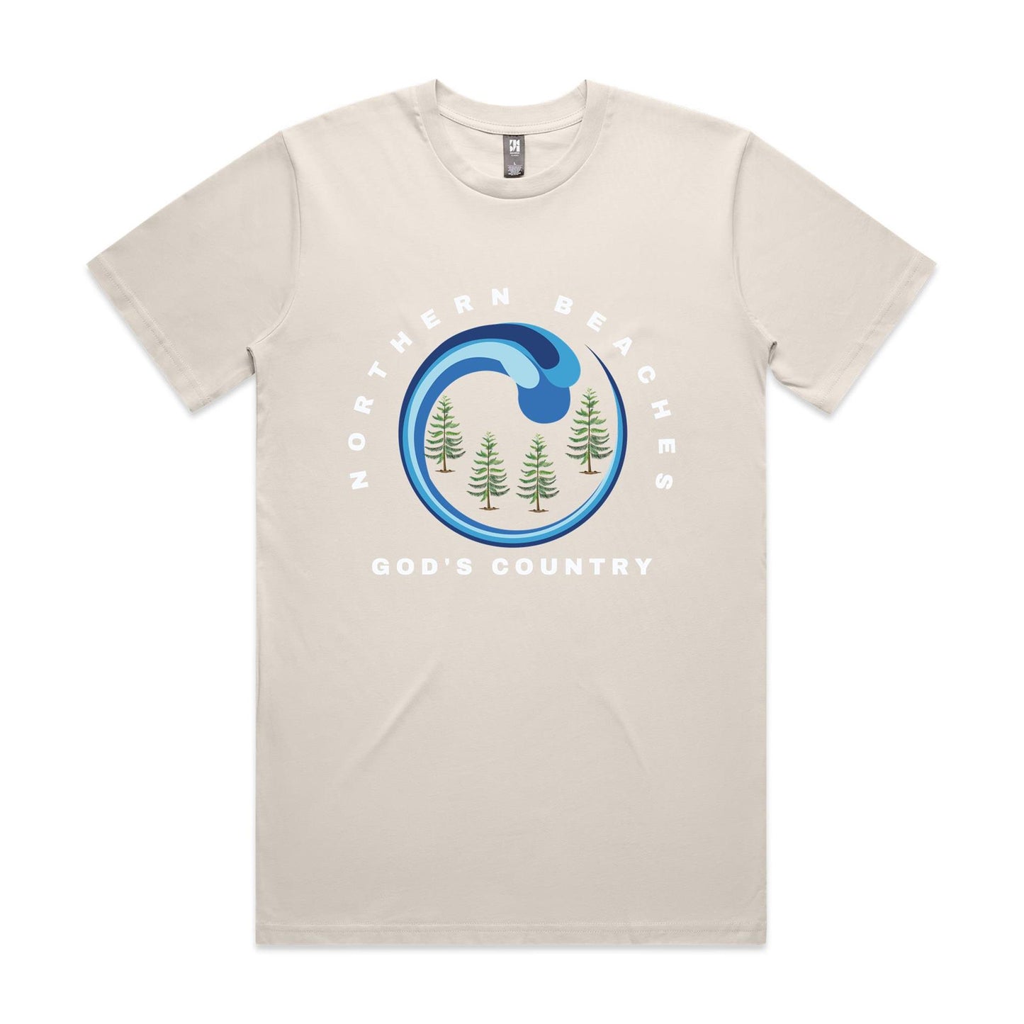 Lost Manly custom logo God's Country edition AS Colour - Classic Tee - Lost Manly Shop