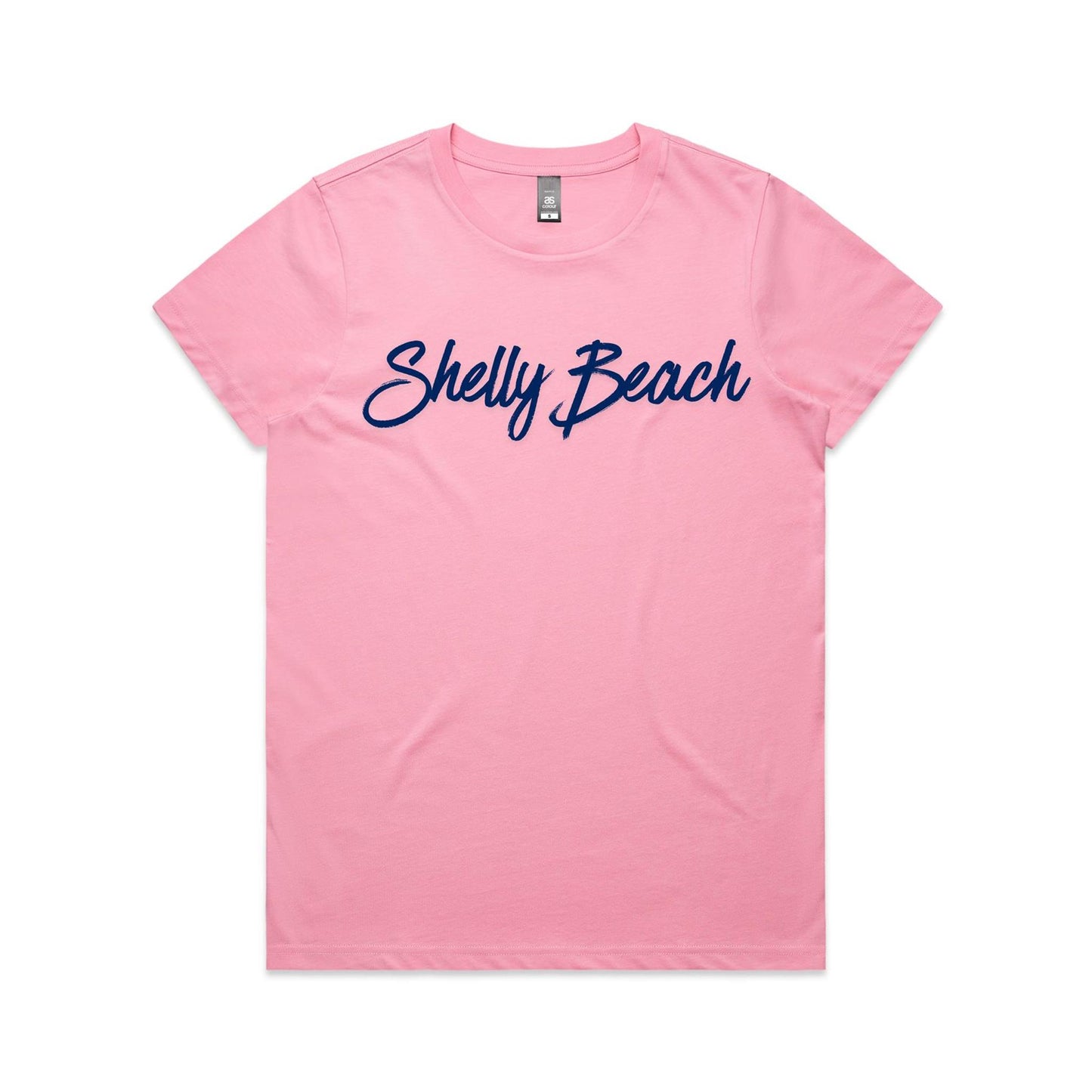 Lost Manly Custom Shelly Beach Logo Edition AS Colour Women's Maple Tee - Lost Manly Shop