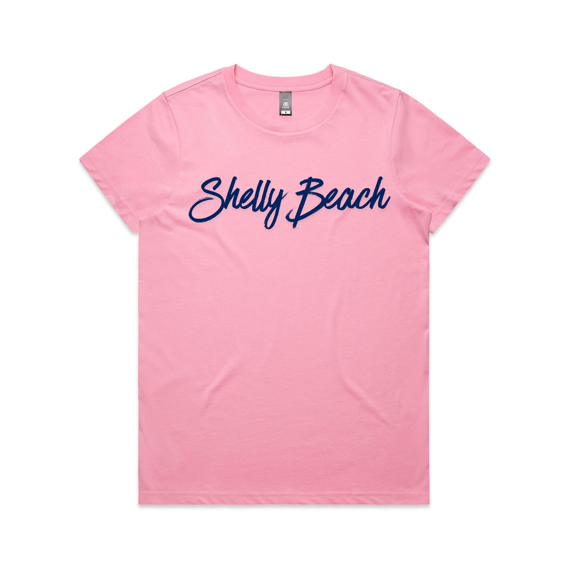 Lost Manly Custom Shelly Beach Logo Edition AS Colour Women's Maple Tee - Lost Manly Shop
