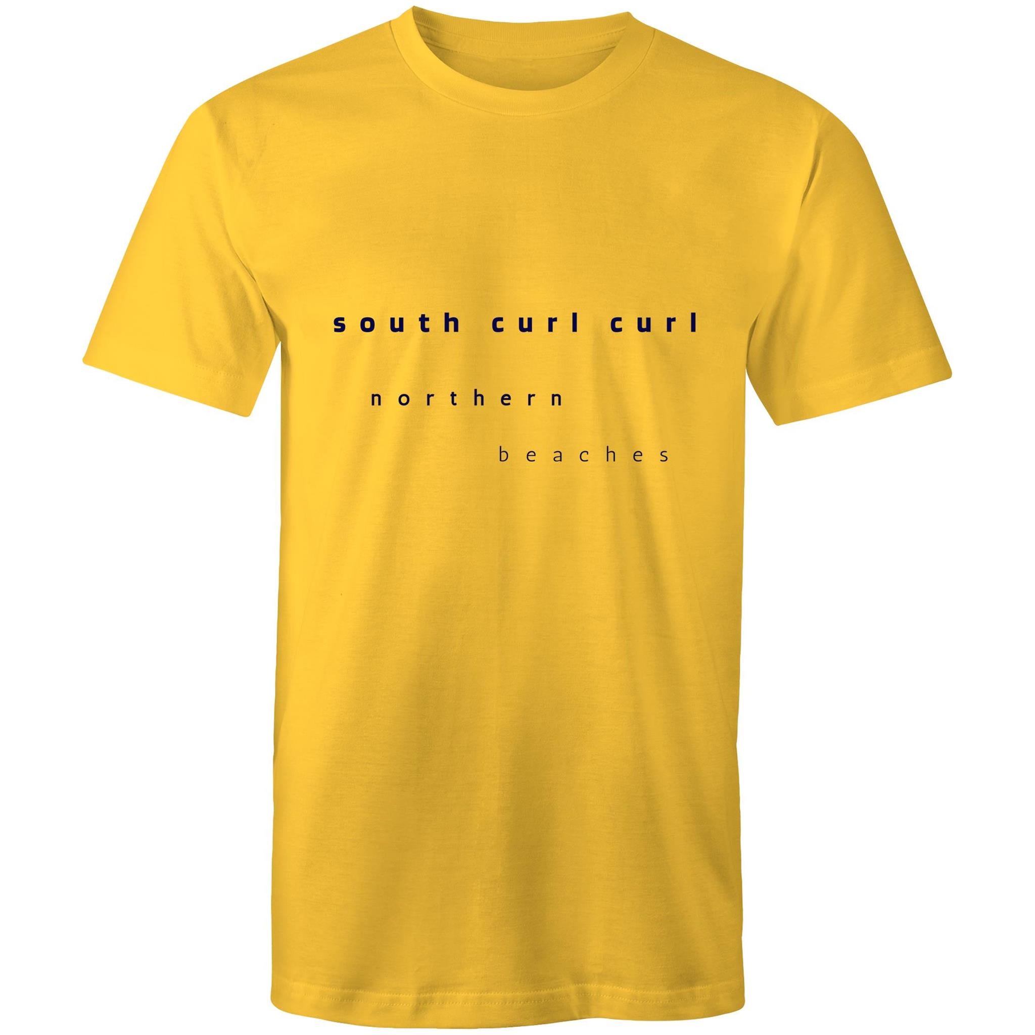 AS Colour Staple - Cotton T-Shirt South Curl Curl logo - Lost Manly Shop