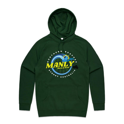 Lost Manly custom logo The Manly Barry Born & Bred edition AS Colour - Supply Hood - Lost Manly Shop
