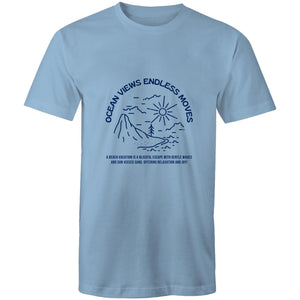 Mens T-Shirt Ocean Views Endless Moves 